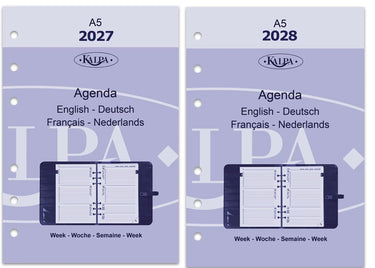 6306-27-28 210 x 144 mm A5 6 Anneaux REAGNE REFOUR